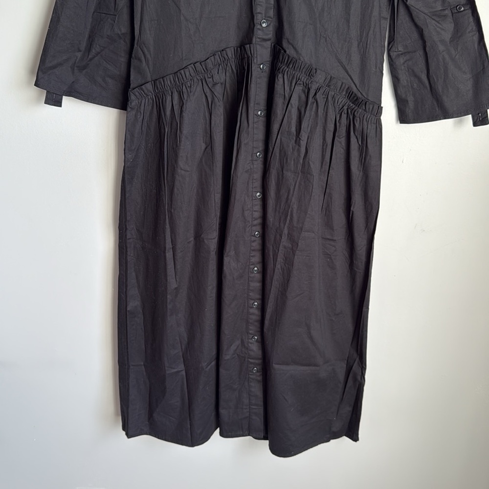 NEW Taylor Tillman Liza Ruffle poplin cotton dress Small - Picture 5 of 12